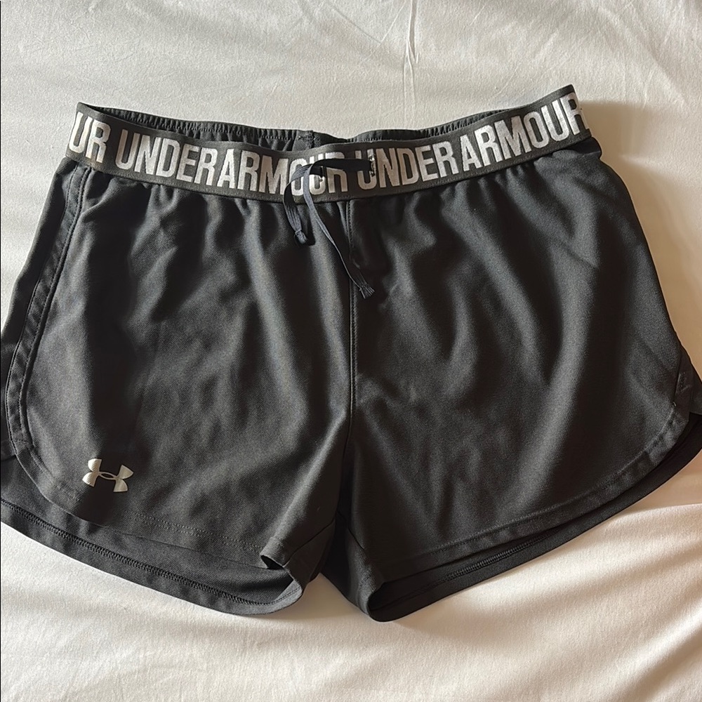 Under Armour Women's Charcoal Athletic Shorts